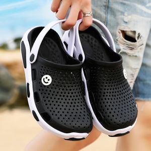 Outdoor Flip Flops Men Women Slippers Top quality Fashion Breathable and lightweight Soft Bottom Sandy beach Hole shoes Men's Women's