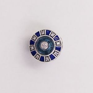 925 jóias de prata esterlina Fazendo jóias de mosaico azul pandora charme de bracelete de lua para feminino para mulheres corda de cadeia Bolta de colar de pérolas 798031en195