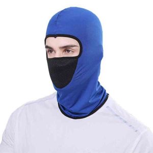Motorcycle Sun protection and dustproof headgear riding hat hood windproof mask outdoor riding hood Balaclava Full Face Cover Y1229