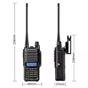 BAOFENG UV-9R PLUS VATTOSKT IP68 WALKIE TALKIE 8800MAH PORTABLE 10 km lång räckvidd UV-9R 10W kraftfull skinka radio walkie-talkie