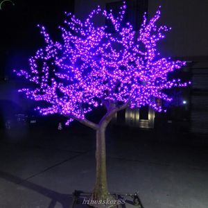 3m glänsande LED körsbärsblomma julgran belysning vattentät trädgård landskap dekoration lampa för bröllopsfest julförsörjning