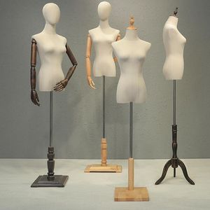 Adjustable Wooden Dress Form Mannequin for Sewing, Clothing Display, and Jewelry Making