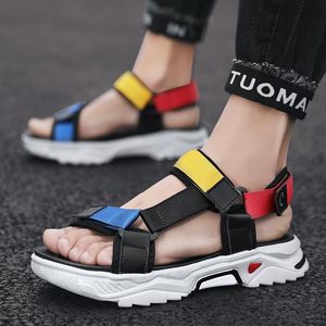 Wholesale men big size sandals for sale - Group buy Sandals Unisex Big Size Height Increase Men Gladiator Beach Shoes Male Slippers Sport Water Sandalia Masculina Zapatos De Hombre