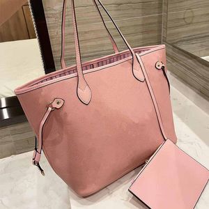 Embossed Shopping Bag Tote Bags Handbag Plain Letter Printing Genuine Leather Hollow Out Large Capacity Interior Zipper String Hardware Accessories