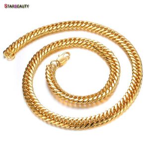 Wholesale mens snake chains resale online - Starbeauty Trendy Gorgeous Golden Necklace Men Snake Chain Twisted Neckless Bracelet Jewelry Chains