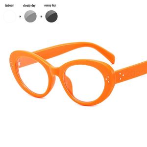 Sonnenbrille Outdoor Pochromic Multifokale Womens mit Dioptrien BIFOCALES LESEN GLASERS Mode Frauen Presbyopia FML