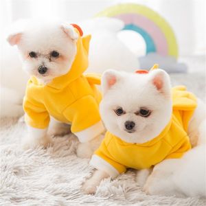 Wholesale winter chicken resale online - New dog Coats Jackets small and medium sized dog autumn and winter Hooded Coat lovely wind D chicken cat Costumes pet clothes