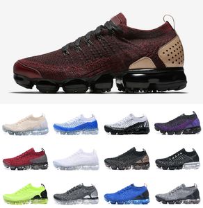 2023 Vapores MAX Buty sportowe do biegania Air Fly Knit 2.0 Volt 1.0 Męskie tenisówki Safari CNY Red Orbit Kobiety Oddychające buty Designer Trenerzy Rozmiar butów 36-45