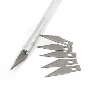 Non-Slip Cutter Blades gravering hantverk knivar metall skalpell knivblad reparera handverktyg för mobiltelefon bärbar dator dat321