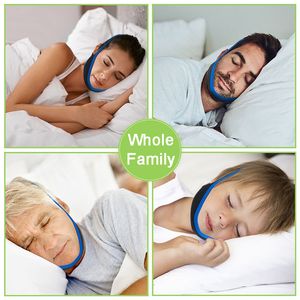 Snoring Cessation Anti Snore Stop Chin Strap Stoppar Belt Anti-Ronquidos Nose Snoring Lösning Andas för att sova 200pcs