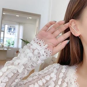 Stud bruidsmeisje cadeau Koreaanse oorbellen voor vrouwen vintage parel vlinder goud kruis oorbel set trend vrouwelijke sieraden
