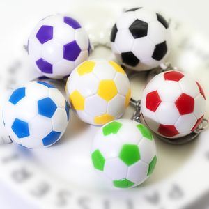 Sports Collectable Mini Football Keychain Fashion Key Ring Car Ornament Bag Pendant Creative Gift