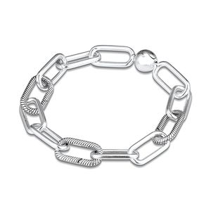 Bransoletka CKK Sterling Silver Link Okrągłe oryginalne bransoletki dla kobiet Feminina Masculina Pulseras Mujer 925 Biżuteria