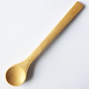 Wooden Spoon Ecofriendly Japan Tableware Bamboo Scoop Coffee Honey Tea Spoon Stirrer DH5886