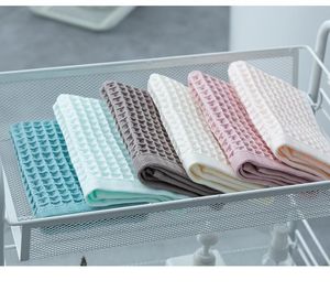 Asciugamano da bagno Towel Waffle, ultra assorbente, ad asciugatura rapida, morbido 100% cotone