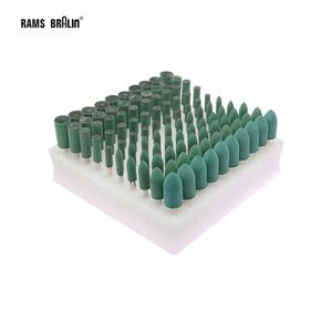 100 pcs/box Rubber Point Grinding Head Electric Grinder Tool Parts P150 for Mould Grinding