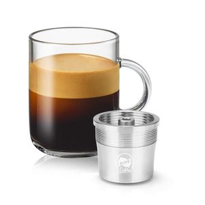 Icafilas återanvändbar crema kaffekapsel för häry x7.1 x8 x9 Y3 Y5 Y1.1 Cafe Filter Cup Dripper Stainless Steel Refillerbar korg 210607