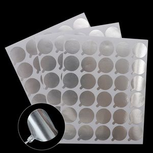 300pcs/set Disposable Eyelash Glue Holder Foil Pallet Glues Paper Patches Sticker For Eyelashes Extension Tool