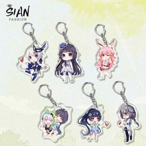 Anime Acryl Schlüsselanhänger Niedliches Spiel Honkai Impact 3 Kiana Kaslana Raiden Zaychik Theresa Murata Cosplay Figuren Schlüsselanhänger Schmuck G1019