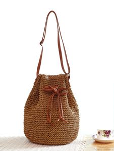 CASAUL RATTAN WOMNE WORMA RAMPER WIKLIKA TLW DUŻA POTAWKA TOSEL TOSSEL Crossbody torebka Summer Beach