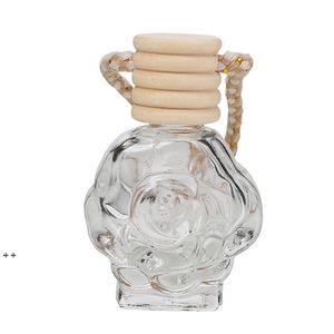 Newcar parfymflaska hängande glasflaskor tomma parfymer aromaterapi återfyllningsbar diffusor luft fräsch doft hängsmycke rrf12234
