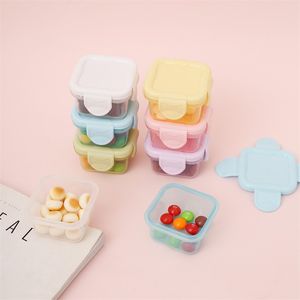 Baby Food Storage Caixa Mini Recipientes Aprendendo Pratos Tigela Portátil Seled Microondas 20220224 Q2