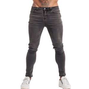 Homens Homme Jeans Elástico Cintura Mens Skinny Jeans Estiramento Mens Calças Streetwear Mens Denim Jeans ZM128