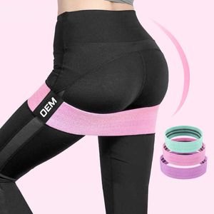 Yoga Tillbehör Slipper Justerbar Yoga Belt Bomull Spänningsmotstånd Band Vacker Back Buttocks Shaping Elastic Ring H1026