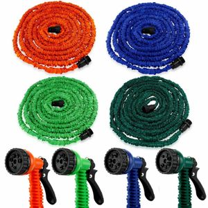 15m Expandable Flexible Water Garden Hose Pipe Watering Spray Gun for Car Wash Cleaning Irrigation System Watering Kit Car Clean Water Hose Car