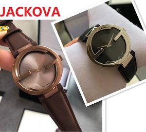 Doppia lettera G Designer Classic Retro Orologi Uomo Donna Movimento al quarzo Orologio in vera pelle con data automatica da uomo, orologio da polso da regalo maschile