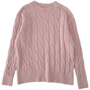 Personalisierter Herrenpullover, normal, langärmelig, Rundhalsausschnitt, personalisierbar, Werbung A825, Kinder, rosa, gelb, rot, Rose 220105