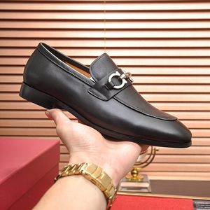 Herren-Kleiderschuhe zum Schnüren, luxuriöse Designer-Schuhe für Herren, Brogue-Schuh für Unternehmen, schwarzes Oxford-Leder mit Goldfaden, echtes Leder, Metall, Größe 38–45