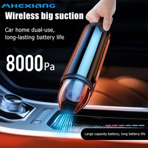 2021 Nuovo Aspirapolvere auto portatile Tipo C Caricamento in carica Wireless Retrattile Maniglia Palmare Vaccum 8000PA Aspirazione per la casa Desktop