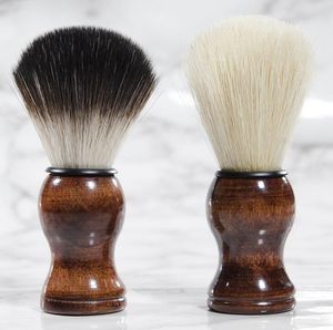 Pennello da barba in tasso di qualità premium Pennello da barba portatile Pulizia barba da uomo Pennello da barba per rasoio Strumenti per la pulizia degli apparecchi