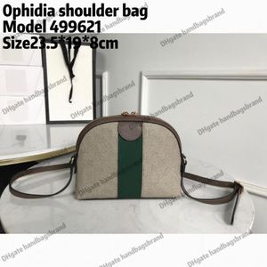 Женские роскошные дизайнерские сумки 2021 Италия Ophidia Shell bag 499621-Double G женские сумки Модные винтажные высококачественные сумки на ремне классическая сумка через плечо бесплатная доставка