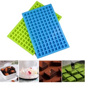 Оптовая цена 126 Ralittics Square Flows Forms Инструменты Желе для выпечки силиконовые формы вечеринки, украшения шоколадного торта кубик лоток конфета кухня
