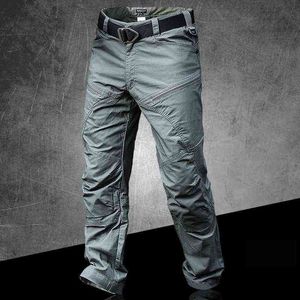Nuovi pantaloni tattici Black Mens Cargo Pants Trekking Maschile Jogger Pantaloni Casual uomo Escursionismo Military Sweatspants Streetwear H1223