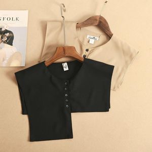 Bow Ties Solid Color Fake Collar Sal For Women Necklace Shirt avtagbar falsk detachabel tröja blus toppar krage sjalar
