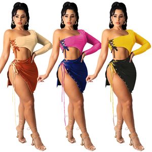 Оптовые летние женские платья сексуальные BodyCon без бретелек мини-платье один кусок набор вечеринка вечеринка вечерняя одежда мода твердая женская одежда KLW6284