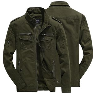 Homens Casaco Outono Militar Militar Algodão Jaqueta Jaqueta Exército Mens Bombardeiro Jaquetas de Carga Jaqueta de Inverno Masculino Plus Size 5XL 6XL Roupas 4xl