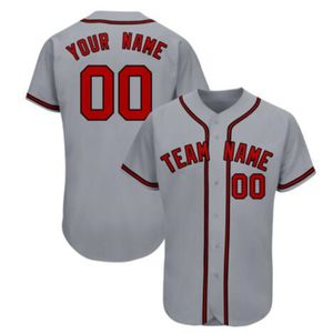 Niestandardowy mężczyzna Baseball Jersey Haftowany zszyty logo Dowolna nazwa dowolnego numeru jednolity rozmiar S-3XL 013