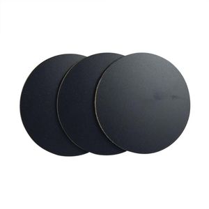 Cortiça Mat Preto Plantas Coasters Engrossar Dobrável 3 Pcs Impermeável Almofada Redonda Ambiental Interior e Outdoor Potes Jardinagem Plantadores