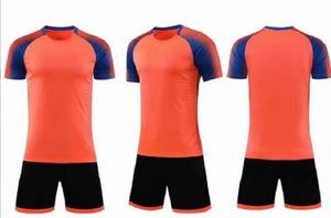 Moda 11 Jerseys em branco de equipe, costume, treinamento futebol usa manga curta correndo com shorts 000012