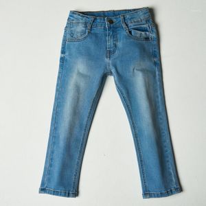 Kot Kızlar Bootcut çocuk Bahar Sonbahar Denim Rahat Pantolon Çocuklar Düz Pantolon 2-8 T