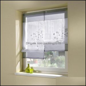 Cortina deco el suprimentos para casa gardencurttin drapes janela sombra curta pastoral cozinha cortina quarto sala de estar haste bolso painel romano f