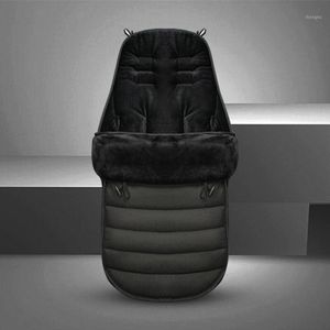 Stroller Parts & Accessories Baby Sleeping Bag Warm Foot Cover Universal Thick Cushion Waterproof Windproof Winter Infant