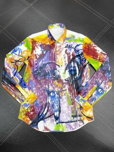 Mens designer skjortor märke kläder män långärmad klänning skjorta hip hop stil hög kvalitet bomull toppar 1027