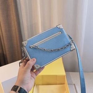 Wholesale vintage trunk purse resale online - SOFT TRUNK Mini Vintage Chain Box Bags Luxury Brand Classic Designs Women Handbag Flower Letters Clutch Fashion Shoulder Crossbody bag Purse Wallet L0041
