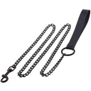 NXY SM Sex Adult Toy Super Long Leather Steel Chain Collare per cani Slave Bondage Accessori Giocattoli per uomo / donna Giochi per adulti 16 Colors.1220