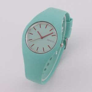 SICHU1-U1 Geneva Ladies Watch Fashion Trend Candy Corean Personation من Silicone Silicone Slock Explosion Models Mustructions SPOT